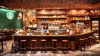 Best Relaxing Starbucks Coffee Shop Playlist 2024 - Cafe Music, Jazz BGM, Starbucks Music to Study