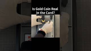 How to know if the gold is real in the card?