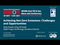 MEOS Webinar - Achieving Net-Zero Emissions: Challenges and Opportunities