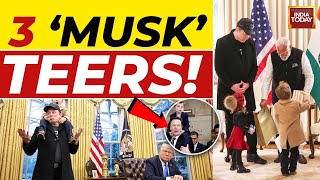 Netizens Share 3 'Musk' Teers Viral Moments, Say Cuteness Overloaded | Elon Musk | Trump | USA