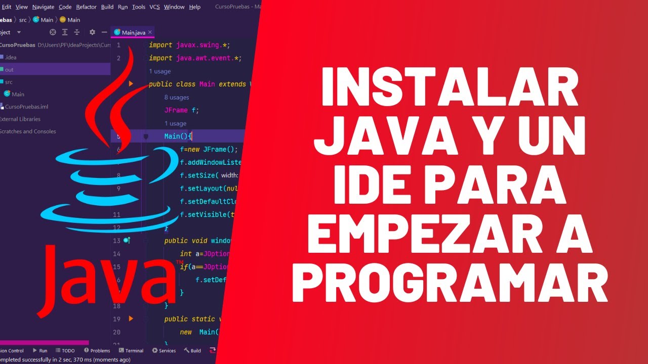 INSTALAR JAVA E IDE Para Empezar A Programar - MASTER EN JAVA - #1 ...