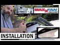 Maxx Air 7500K MaxxFan Deluxe w/ Remote (Smoke) Installation & Review! RV Upgrade -WIN-