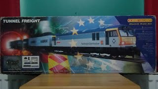 Hornby Railways R825 Tunnel Freight | OO Gauge | 1996 Train Set | Unboxing \u0026 Review | HD