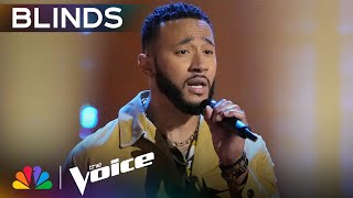 John Legend Lookalike Performs Sam Smith's "Stay With Me" | The Voice Blind Auditions | NBC