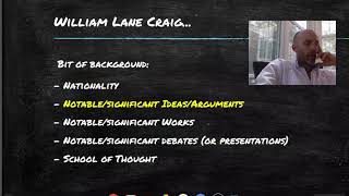 Christian Philosophers of influence 1 William Lane Craig