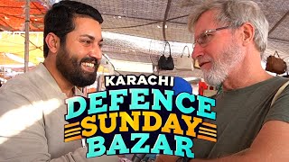 Sunday Bazaar | Defense Sunday Bazaar Karachi | Defence Sunday Market Complete Visit @mera-point