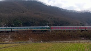 【永久保存版】緑のタヌキ先頭‼️里山を通過する特急やくも 出雲市行 ☁️#特急やくも☁️381系  #岡山県 #381系#伯備線#ゆったりやくも#スーパーやくも#特急やくも#やくも#国鉄特急