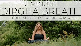 Dirgha Pranayama to Calm the Nervous System // 5 Minutes Ally Boothroyd