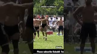 jaggu HAKAMWALA vs dhulla bagga pind #jagguhakamwala #dullabagga #kabaddi #ytshorts #viral #trend