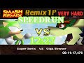 Smash Remix - Classic Mode Remix 1P Speedrun with Super Sonic (VERY HARD) in 12:27