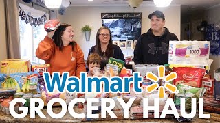 WALMART GROCERY HAUL | IT'S A FAMILY AFFAIR | GROCERY DELIVERY SAVES THE DAY