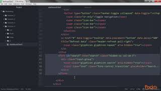 Developing Web Application Using Bootstrap 4: Last Navigation Bar| packtpub.com