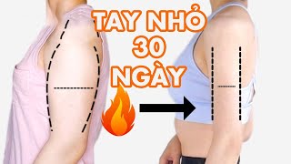 8 Phút Tập Luyện GIẢM MỠ BẮP TAY Sau 30 Ngày Cho Người Mới Bắt Đầu