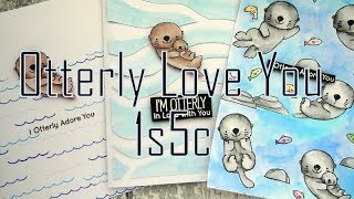 MFT Otterly Love You 1 stamp 5 cards