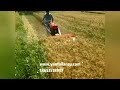 15hp walking tractor reaper working video