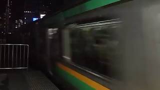 E231系15両編成東海道線「小金井行き」新橋駅到着