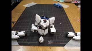 RGユニコーンガンダム 製作過程(コマ撮り)　Making process of UNICORN GUNDAM with stop-motion