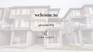 273-30 Times Square Boulevard, Stoney Creek - Presented by Lion Crest Real Estate