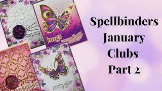 Spellbinders January 2025 Clubs part 2