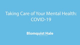 Mental Health COVID 19