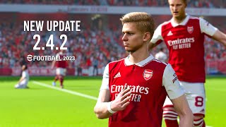 efootball 2023 New Update Version 2.4.2 Arsenal vs Olympique Lyon - PC