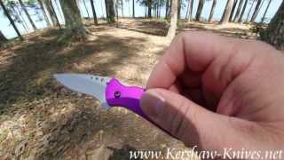 Kershaw 1620PUR Purple Scallion Knife - video review