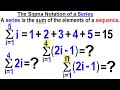 Algebra Ch 48: Sequences and Series (12 of 34) The Sigma Notation of a Series