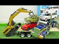 Diecast Car Show with Excavator Truck RC Toy