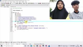 Contoh Program Pointer Menggunakan Array - Pemrograman Terstruktur