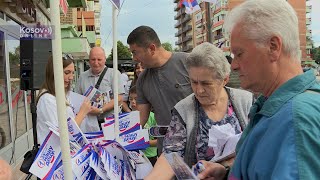 Štand SNS u Kosovskoj Mitrovici