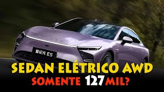 1.645 km de Autonomia! Chery surpreende com novo sedan elétrico e híbrido o Exeed Exlantix ES EREV