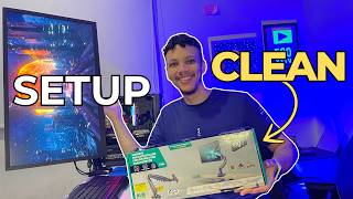 O MELHOR SUPORTE para MONITOR - ELG F80N | Unboxing e Montagem| PASSO A PASSO COMPLETO