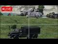 Ukrainian missile operations units destroy Russian supply convoy - Arma 3