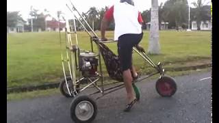 JAMBI-Ground tes Trike Paramotor Homemade by imal muara Bungo