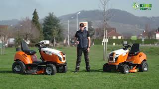 Tracteur de pelouse STIHL RT 4097 SX vs RT 4112 SZ par KING VERT