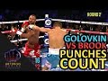 Gennady GGG Golovkin vs Kell Brook (Landed Punches Count) - Artorias Boxing