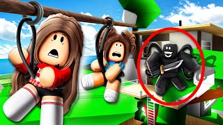 STALKER FOLLOWED US TO OUR TREEHOUSE In Roblox Brookhaven!!