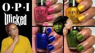 OPI x WICKED HOLIDAY COLLECTION 2024 | SWATCH \u0026 REVIEW