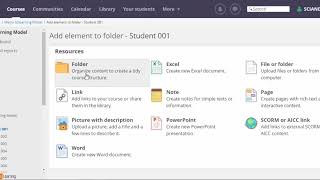 Adding Folders to Itslearning