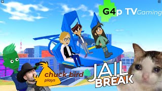 The Great Bloxy Escape!  | Chuck Bird Plays Roblox: Jailbreak