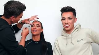 makeupbymario and james charles shading each other for 2 minutes ft kim kardashian
