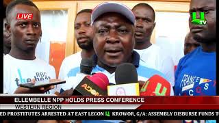 Ellembelle NPP Holds Press Conference