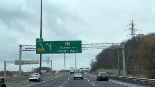 03/02/24 - Highway QEW Niagara-Bound: St. Catharines to Niagara Falls (V2)