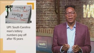 South Carolina man's lottery numbers pay off 15 years later
