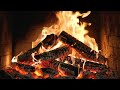 🔥 cozy fireplace ambiance with soothing fire sounds and burning logs for a peaceful holiday night 4k