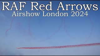 RAF Red Arrows in 4K - Airshow London - 2024-09-14.