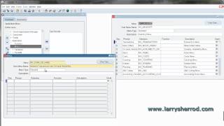 SYS Creating Custom Menus, Oracle Applications Training
