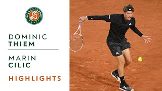 Dominic Thiem vs Marin Cilic - Round 1 Highlights I Roland-Garros 2020