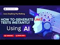How to Generate Unit Tests Instantly Using GitHub Copilot I Full Code in Description I Copilot