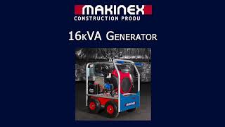 Makinex 16kVA generator